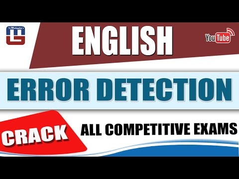 ERROR BASED SUBJECT VERB AGREEMENT | ENGLISH | SBI PO 2017 ERROR BASED SUBJECT VERB AGREEMENT | ENGLISH | SBI PO 2017