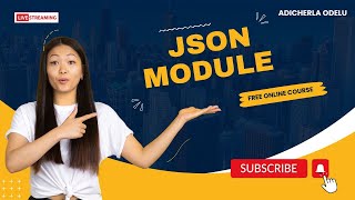 JSON Module in Python Telugu | #python #language #education #soft