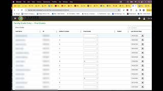 How to Input Final Grades in Banner