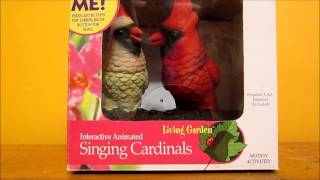 Gemmy - Interactive, Animated Singing Cardinals