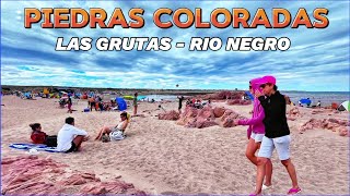 【4K】Playa Piedras Coloradas - La Joya Oculta de LAS GRUTAS | Verano 2025