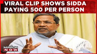 Viral Video: Siddaramaiah Is Allegedly Paying Rs 500 Per Person, To  Attract More People At Rallies