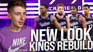NEW LOOK SACRAMENTO KINGS REBUILD! (NBA 2K22)