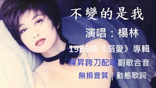 楊林  不變的是我 [ 高解析音質｜動態歌詞 ] 陳昇跨刀配唱副歌合音，無雙組合，絕版經典！