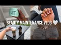 BEAUTY MAINTENANCE VLOG 🤍 nail appointment, fresh pedi, skincare, makeup, hair care, tanning & more