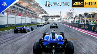 F1 23 PS5 4K 60FPS HDR Gameplay