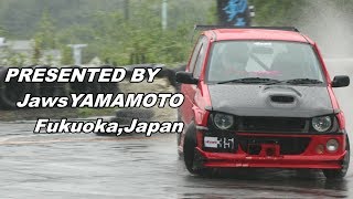 Jaws山本　軽ドリフト　A-one 2017.7 Kei drifting japan