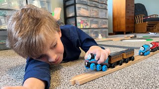 WOODEN TRAINS ARE ALWAYS FUN!