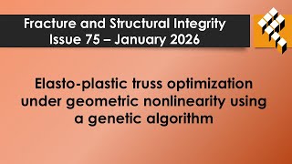 Elasto-plastic truss optimization under geometric nonlinearity using a genetic algorithm