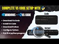 How to Setup Python in Visual Studio Code | VS Code Installation for Python 