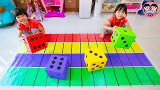 หนูยิ้มหนูแย้ม | ทอยลูกเต๋ากระโดดซู๊ตบาส Kids Activities