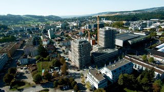 Überbauung Dreiklang Sursee - Mittendrin und hoch hinaus