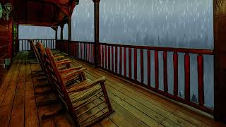 Fall asleep within 5 minutes with heavy rainstorm and thunder at night - rain sounds for sleep