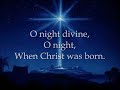 O Holy Night   Martina McBride with Lyrics