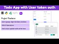 Building a Todo App with Django Rest Framework and Next.js | User Token Authentication Tutoria