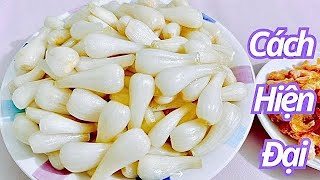 Bí Quyết Ngâm Kiệu  Chua Ngọt Trắng Giòn Không Phèn Chua Không Phơi Nắng Theo Cách Hiện Đại || CBMĐ