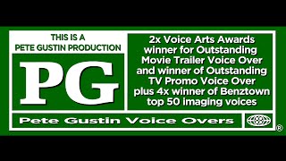 Pete Gustin - multiple award-winning voice actor DEMO