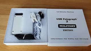 Home Lie Detector / Polygraph Test Kit New 2020 (USB connection to computer)