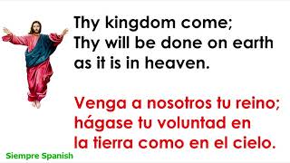 Padre nuestro en inglés