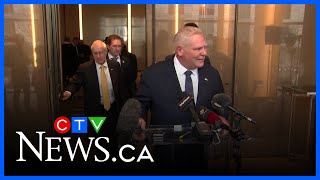 NDP asks integrity commissioner to investigate Doug Ford’s video of trip to Washington