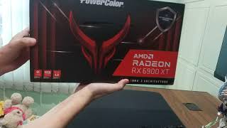 Powercolor AMD Radeon RX 6900 XT Unboxing + Test in Game