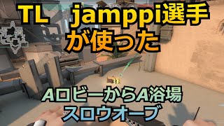 TL,jamppi選手が使うAロビーから浴場スロウオーブ【セージ】【バインド】【valorant】