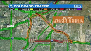 Major Interstate 70 Weekend Closure In Denver Area Starts Friday Night As Crews Begin Work On 'Mile