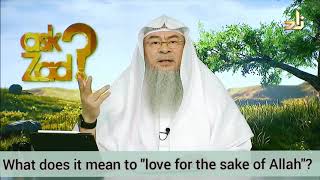 What does it mean to 'Love for the sake of Allah'? - Assim al hakeem