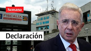 Arrancó la declaraciones del expresidente Álvaro Uribe en la Fiscalía | Videos Semana