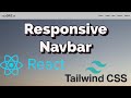 Crafting a Responsive Navigation Bar with Tailwind, React, and BrowserRouter | Tutorial