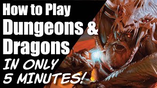 How to Play D&D in 5 Minutes - Learn to Play Dungeons & Dragons (DnD)