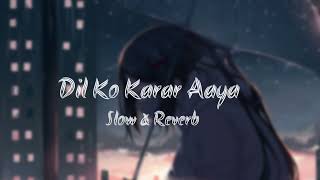 Dil Ko Karar Aaya • Slow & Reverb • Lofi