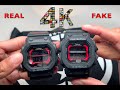 Casio G-shock GX56 KING - Real Vs Fake Comparison and Review - IN 4K