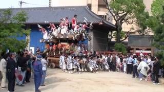 平成22年 神戸市東灘区本住吉神社例大祭本宮20庄内宮出 西青木・岡本