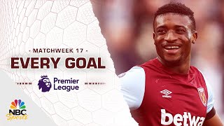 Every Premier League goal from Matchweek 17 (2023-24) | NBC Sports