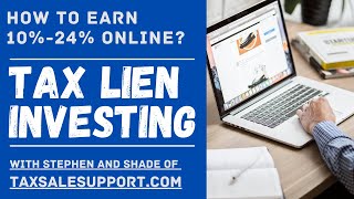 TAX LIEN INVESTING WEBINAR: ONLINE AUCTIONS RESEARCH IN ARIZONA  \u0026 NEW YORK!