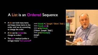 Python for Informatics - Chapter 8 - Lists
