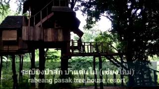 ระเบียงป่าสัก บ้านต้นไม้ รีสอร์ท (Rabeang Pasak Tree House Resort) Chiangmai Thailand