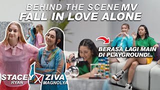 STACEY RYAN & ZIVA MAGNOLYA - FALL IN LOVE ALONE MV (Behind The Scenes)