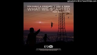 Don Diablo & Steve Aoki x Lush Simons ft BullySongs - What We Started (Extended Mix) Benz Edit