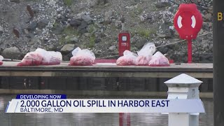 Clean up continues in Baltimore after diesel leak