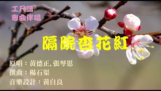 隔院杏花紅(工尺譜粵曲伴唱)