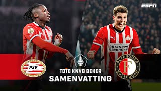 🫡 GUUS TIL doet OUDE CLUB PIJN in BEKERTOPPER 🏆 | Samenvatting PSV - Feyenoord