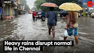 Heavy Rains Disrupt Normal Life In Chennai | Chennai Rain