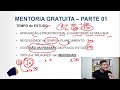 mentoria gratuita para concursos parte 01 não pague por mentoria