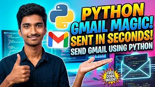 Send Gmail using Python! (Fast & Secure Method) | Build with Bava