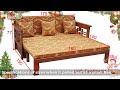 [Merry Christmas] Wooden Sofa Bed For Year 2022 | Ghế Sofa Giường Gỗ Cho Năm 2022 | Do Go 24H