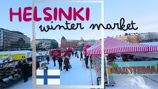 Finland is OPEN in WINTER❄️: Massive Finnish Country Market | 4K Walk | Helsinki Finland 🇫🇮 |