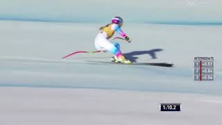 Lindsey Vonn   2nd place in downhill   Aspen Colorado   March 15 2017