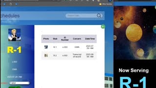 School queuing system using PHP